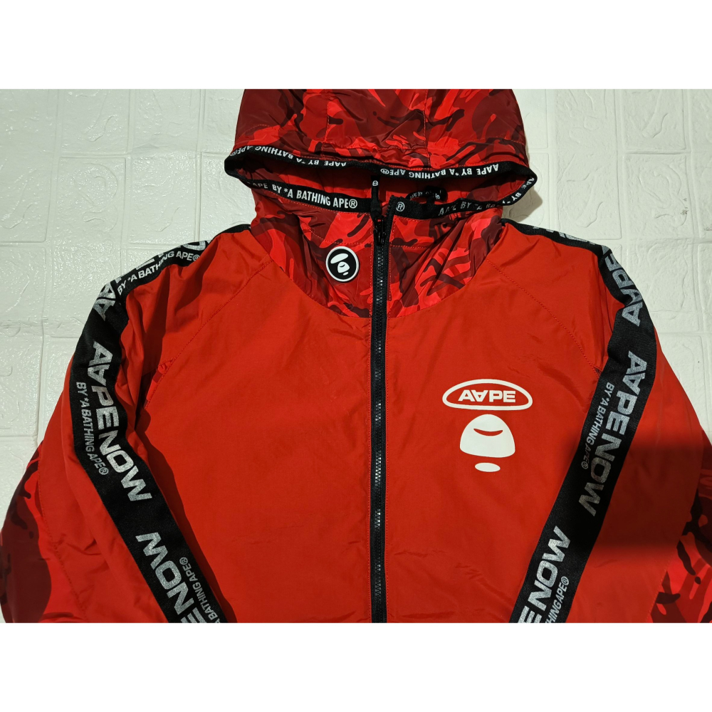(0004) AAPE 棉服 外套 胸圍128 衣長75-80-細節圖3
