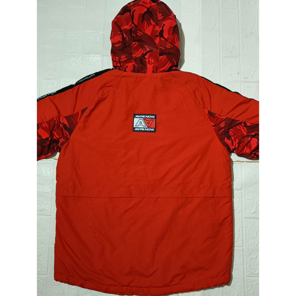 (0004) AAPE 棉服 外套 胸圍128 衣長75-80-細節圖8