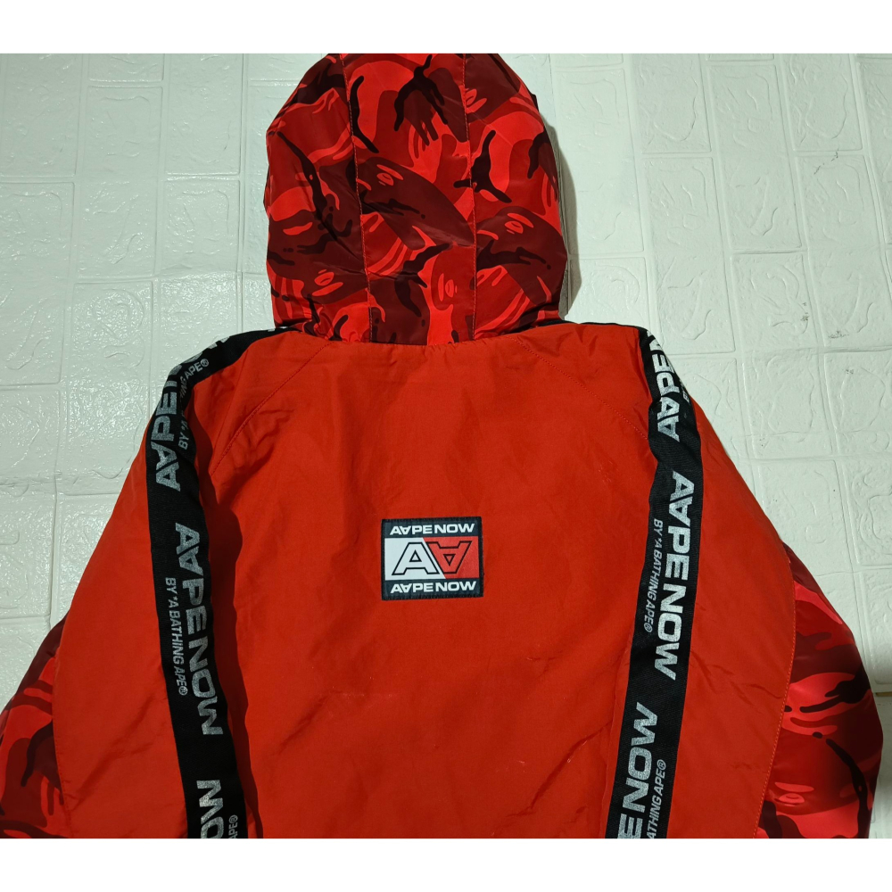 (0004) AAPE 棉服 外套 胸圍128 衣長75-80-細節圖10