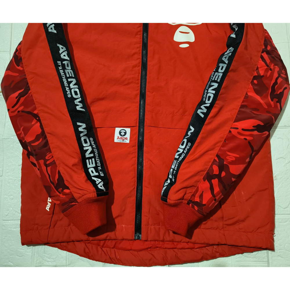 (9876) AAPE 棉服 外套 胸圍112 衣長68-73-細節圖2