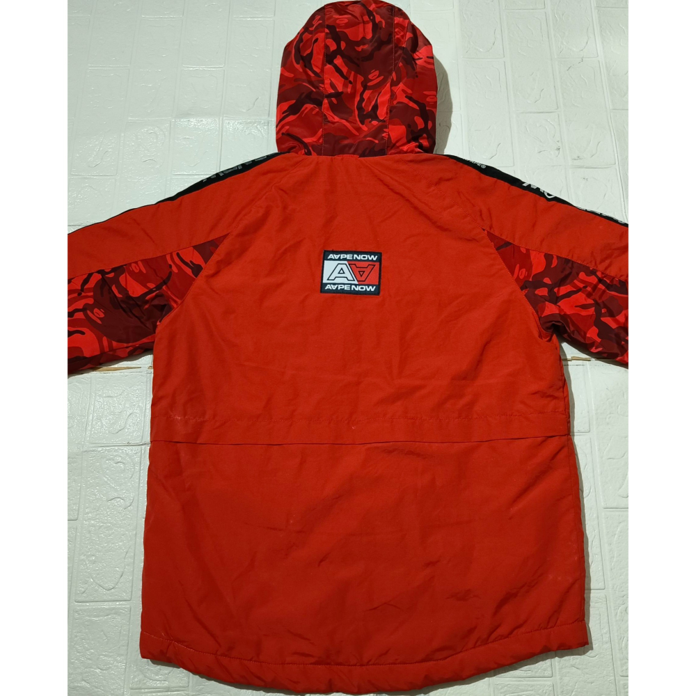 (9876) AAPE 棉服 外套 胸圍112 衣長68-73-細節圖7