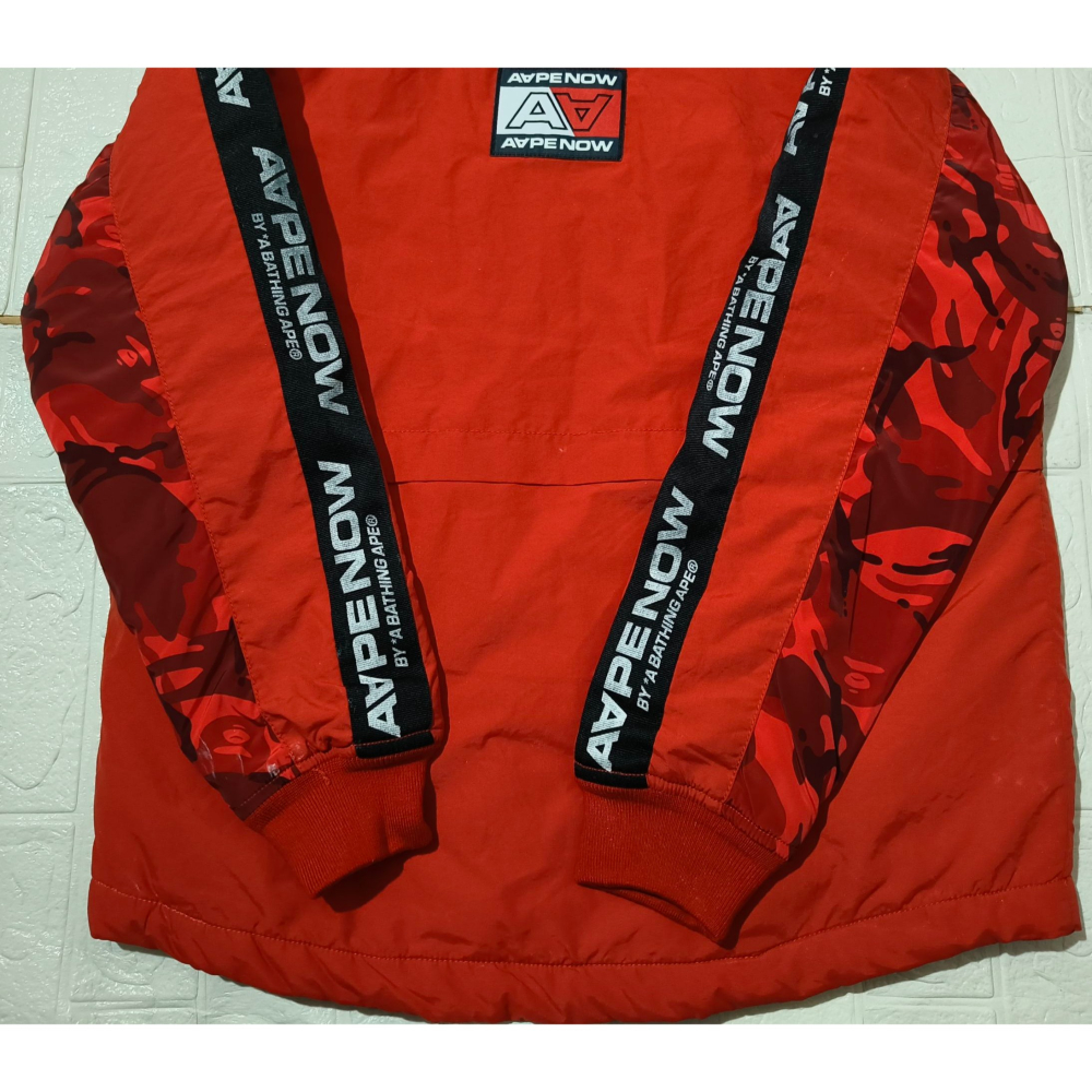 (9876) AAPE 棉服 外套 胸圍112 衣長68-73-細節圖8