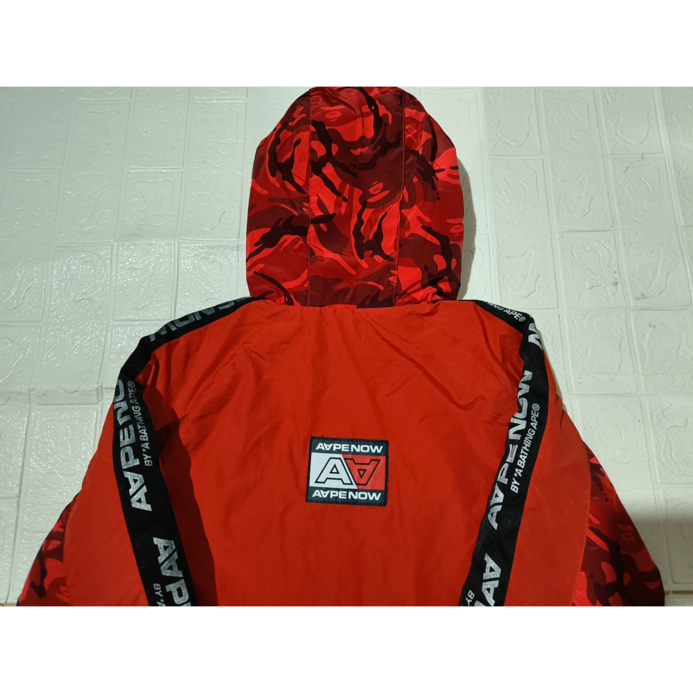 (9876) AAPE 棉服 外套 胸圍112 衣長68-73-細節圖9