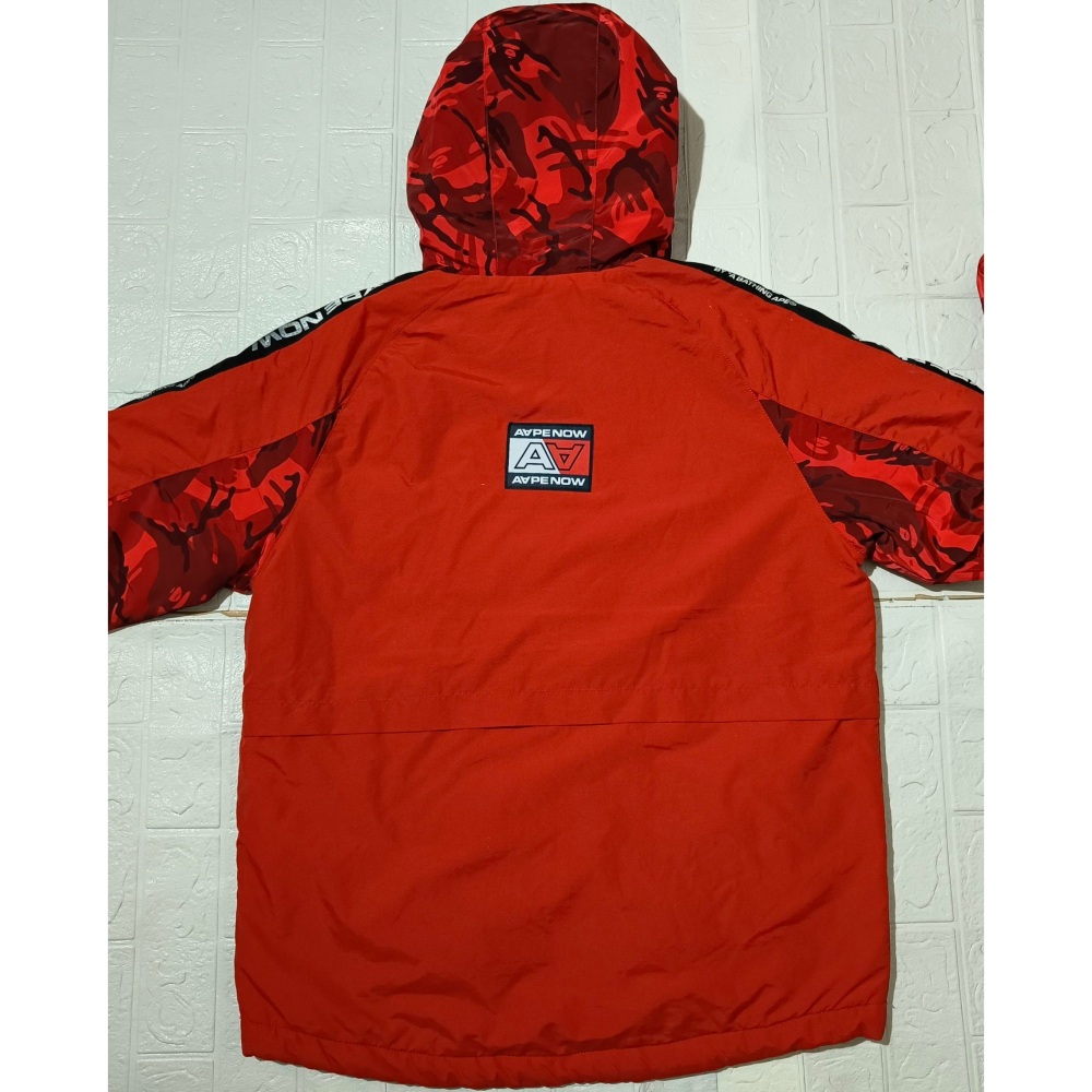 (9897) AAPE 棉服 外套 胸圍122 衣長73-78-細節圖7
