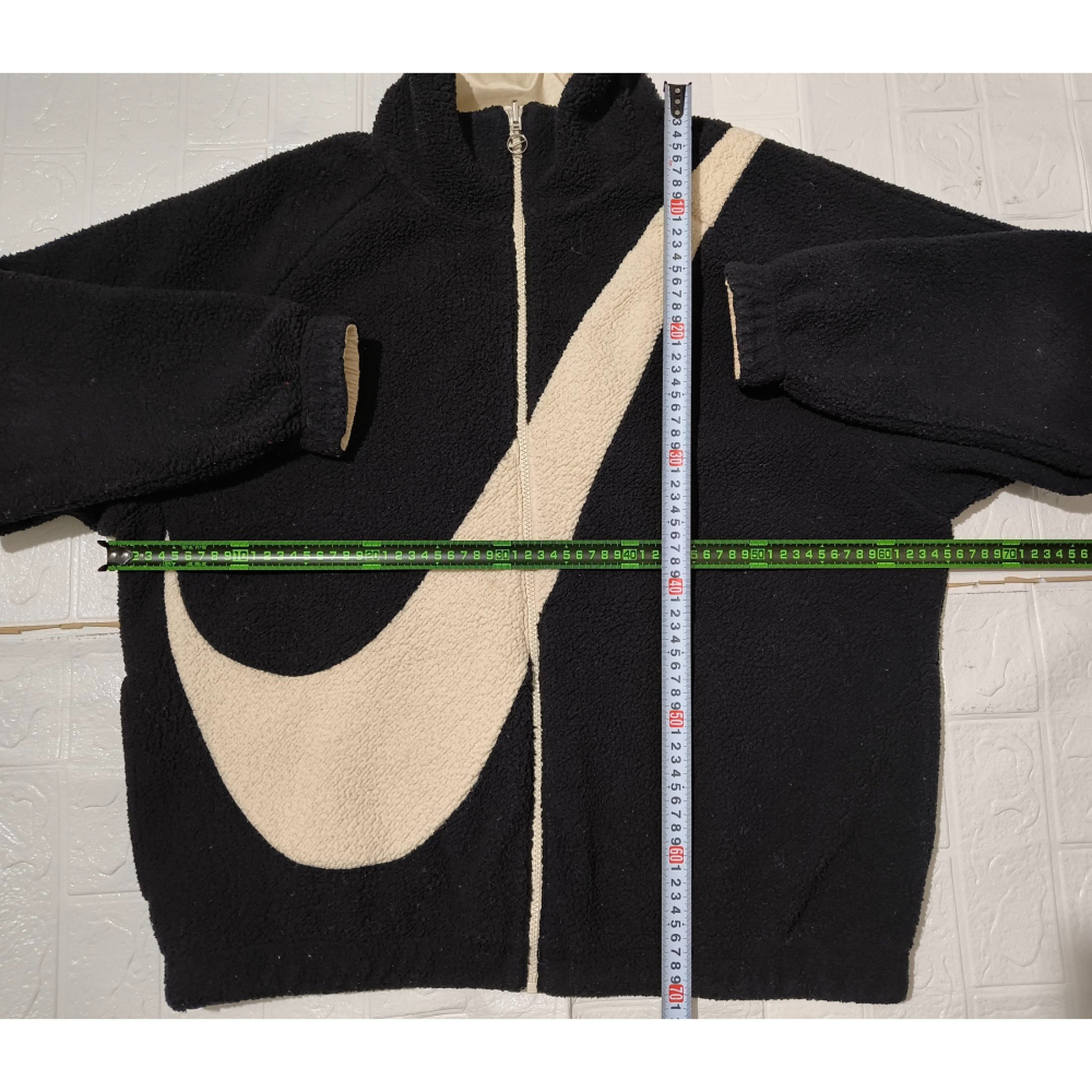 (9950) NIKE 羔羊絨 雙面穿 外套 胸圍130 衣長70 DC5138 010-細節圖3