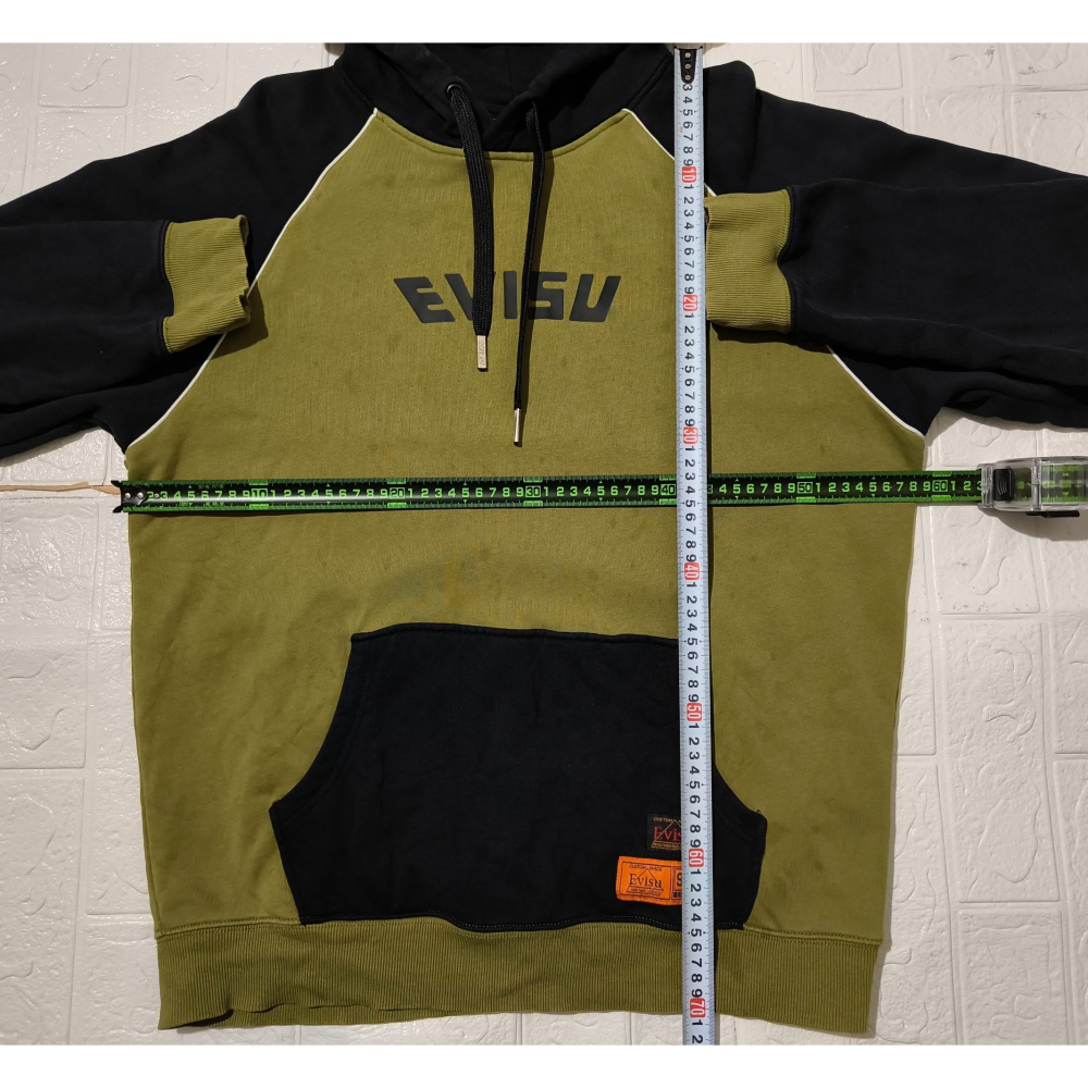 (0035) EVISU 帽T 胸圍116 衣長70 1EAHTM9SW316XX-細節圖3