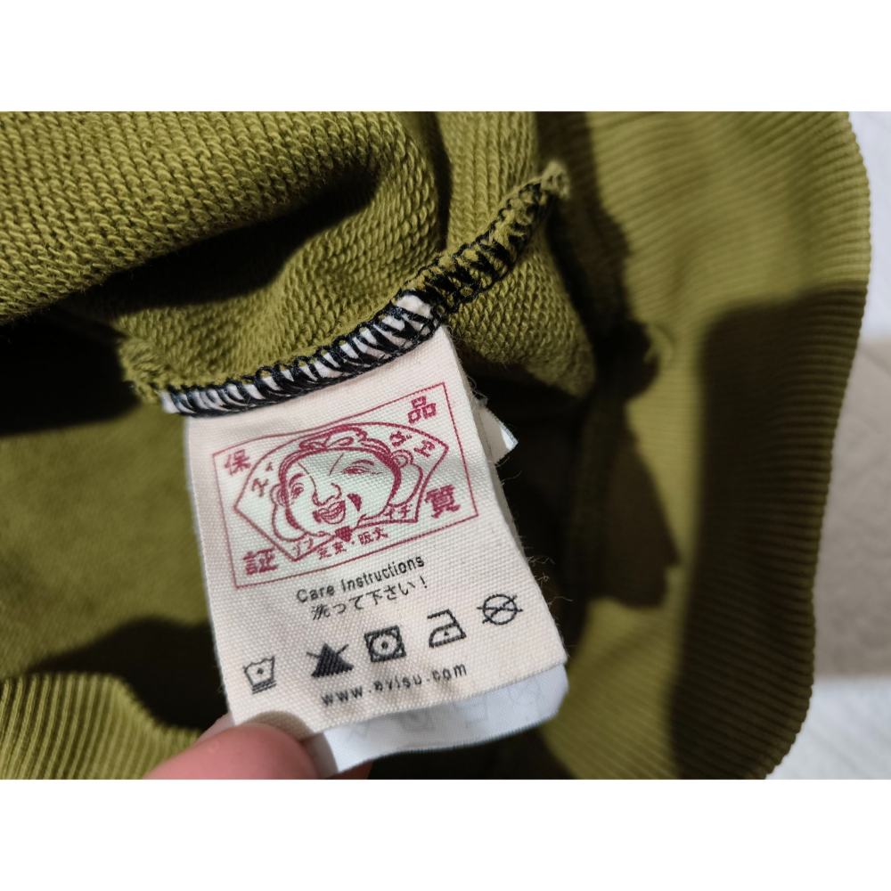 (0035) EVISU 帽T 胸圍116 衣長70 1EAHTM9SW316XX-細節圖5