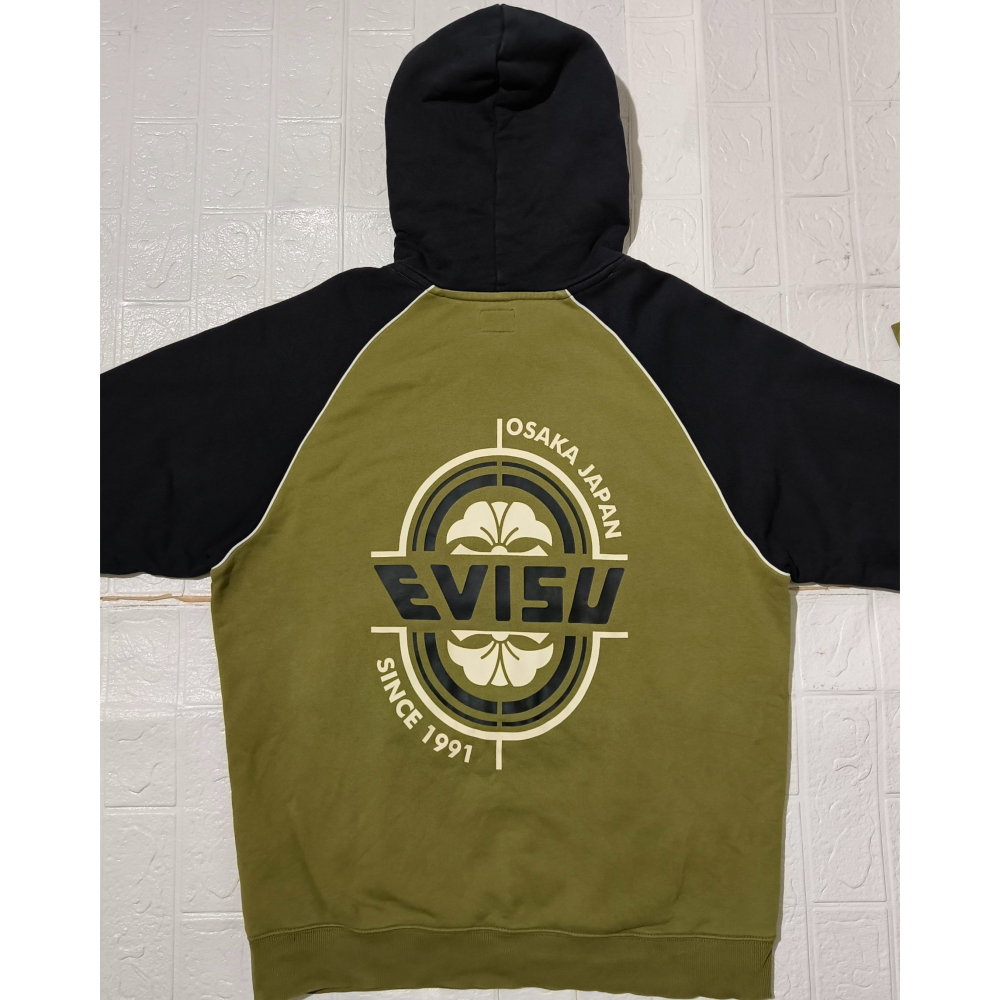 (0035) EVISU 帽T 胸圍116 衣長70 1EAHTM9SW316XX-細節圖7