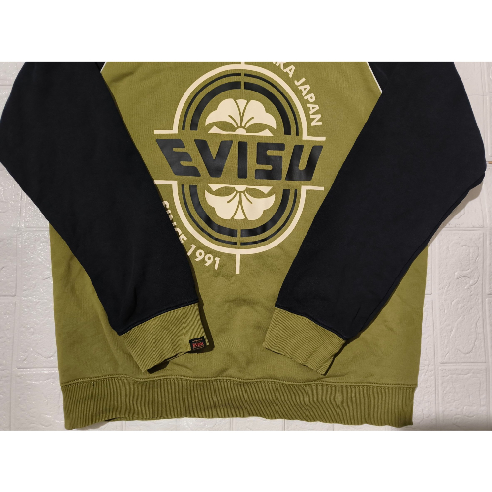 (0035) EVISU 帽T 胸圍116 衣長70 1EAHTM9SW316XX-細節圖8