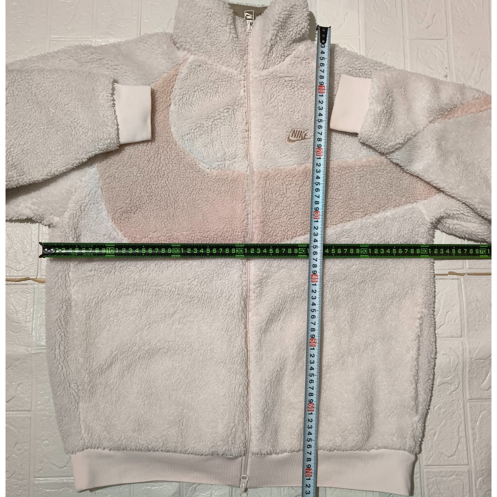 (0039) NIKE 羔羊絨 外套 胸圍122 衣長72 BQ6546 640-細節圖3