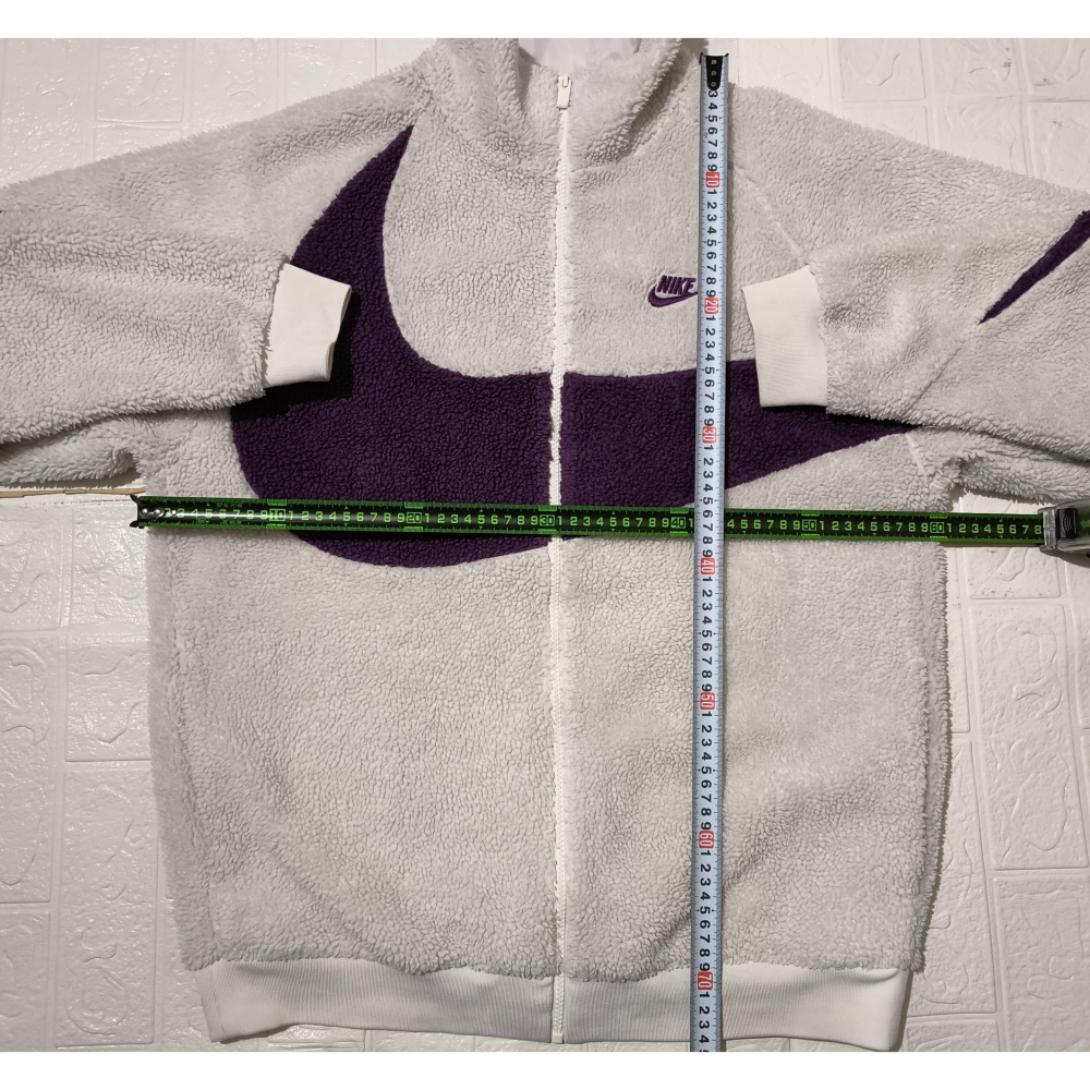 (0044) NIKE 羔羊絨 外套 胸圍124 衣長74 DH2474 156-細節圖3