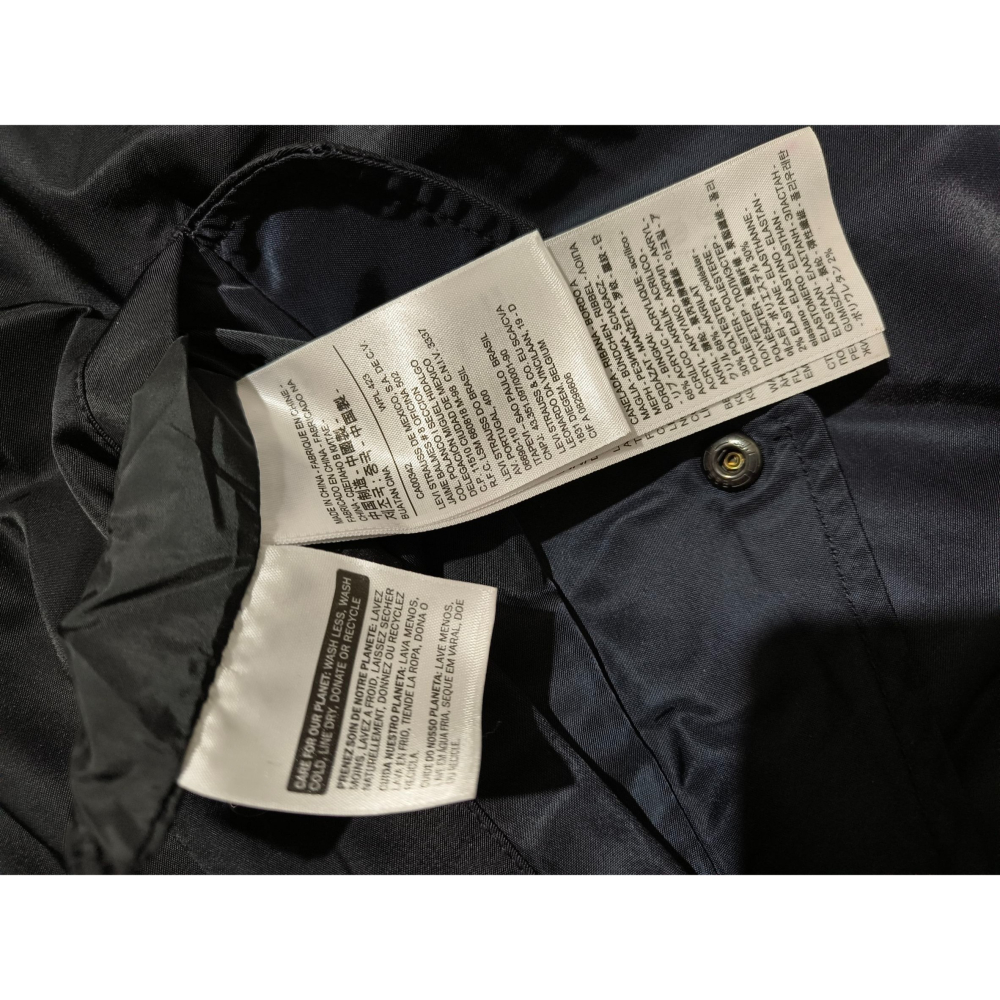 (0049) LEVI＇S 李維斯 羔羊絨 雙面穿 外套 胸圍128 衣長68 74746-0000-細節圖6