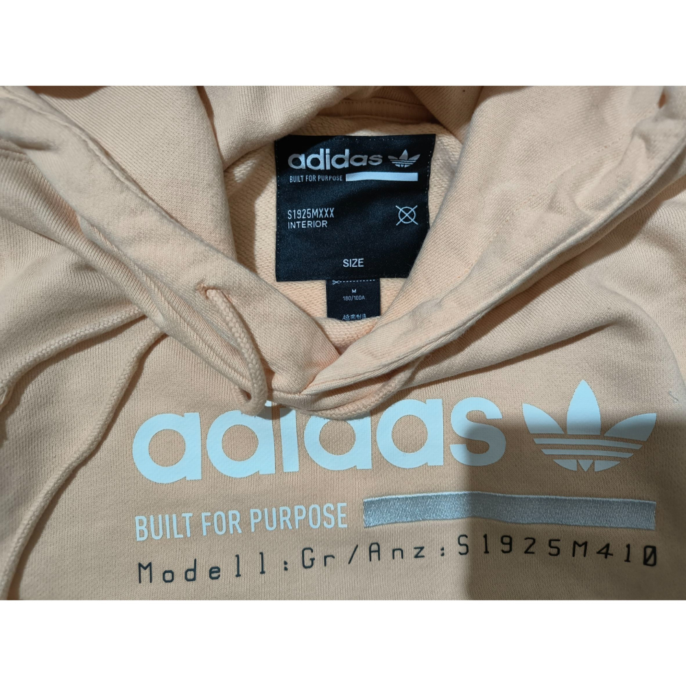 (0061) ADIDAS 帽T 胸圍122 衣長70 DV1957-細節圖4