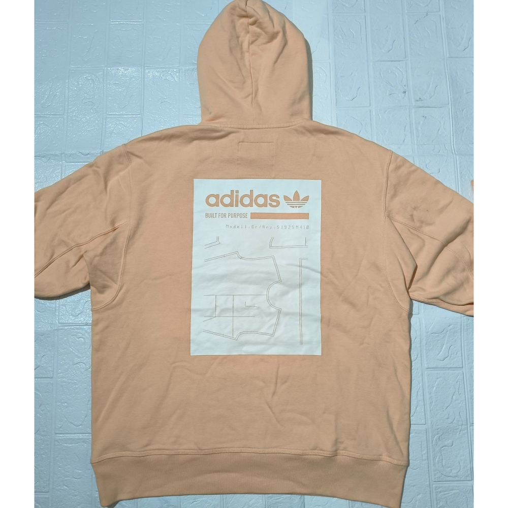 (0061) ADIDAS 帽T 胸圍122 衣長70 DV1957-細節圖7