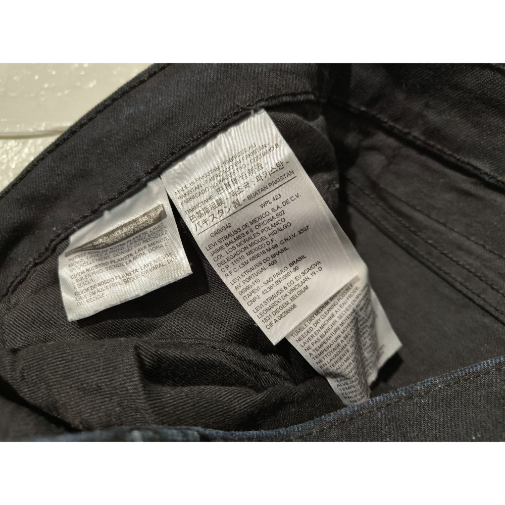 (0065) LEVI＇S 牛仔褲 511 W34 L32 腰圍88 褲長106-細節圖5
