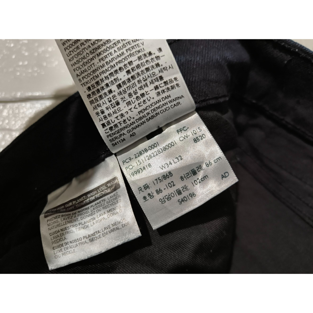 (0065) LEVI＇S 牛仔褲 511 W34 L32 腰圍88 褲長106-細節圖6