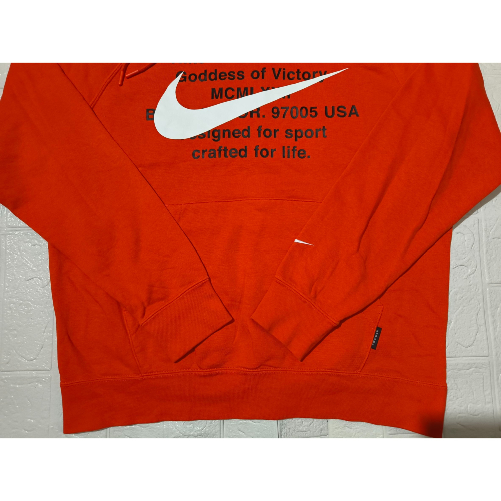 (0089) NIKE 帽T 胸圍120 衣長70 CJ4864 891-細節圖2