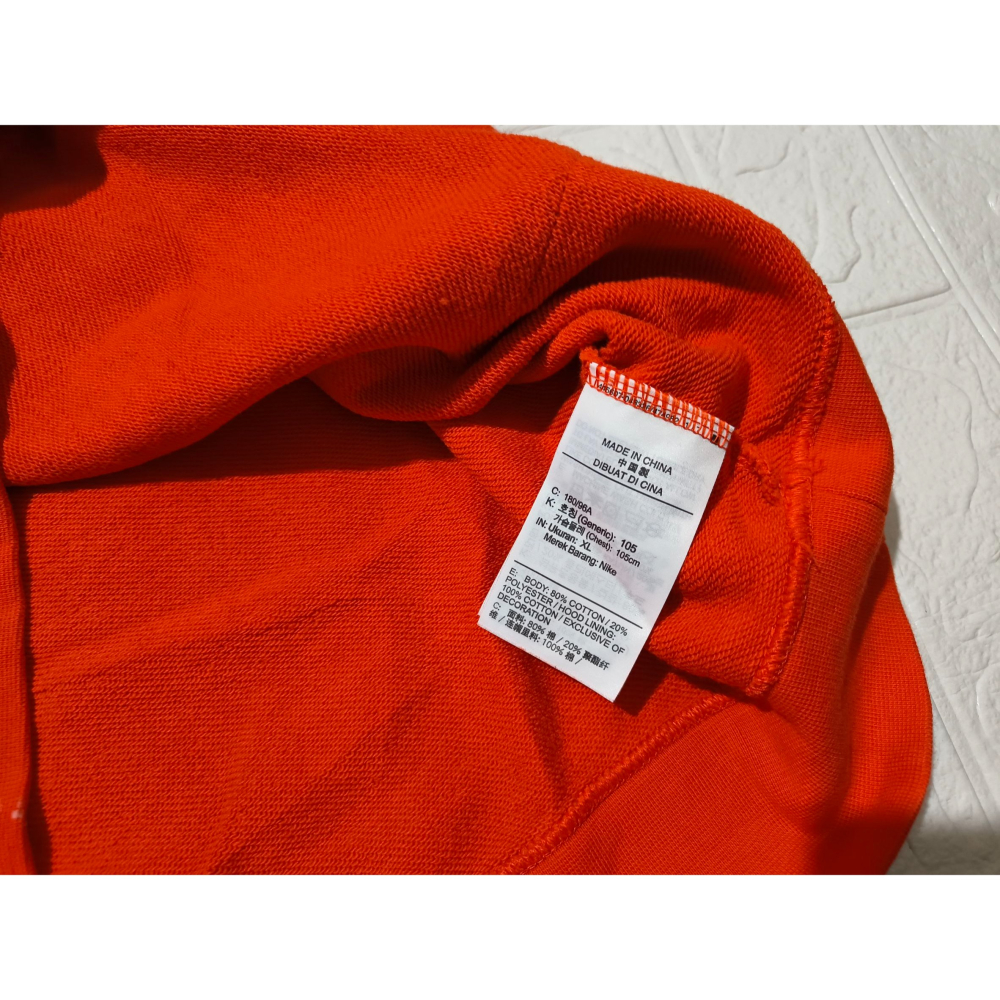 (0089) NIKE 帽T 胸圍120 衣長70 CJ4864 891-細節圖5