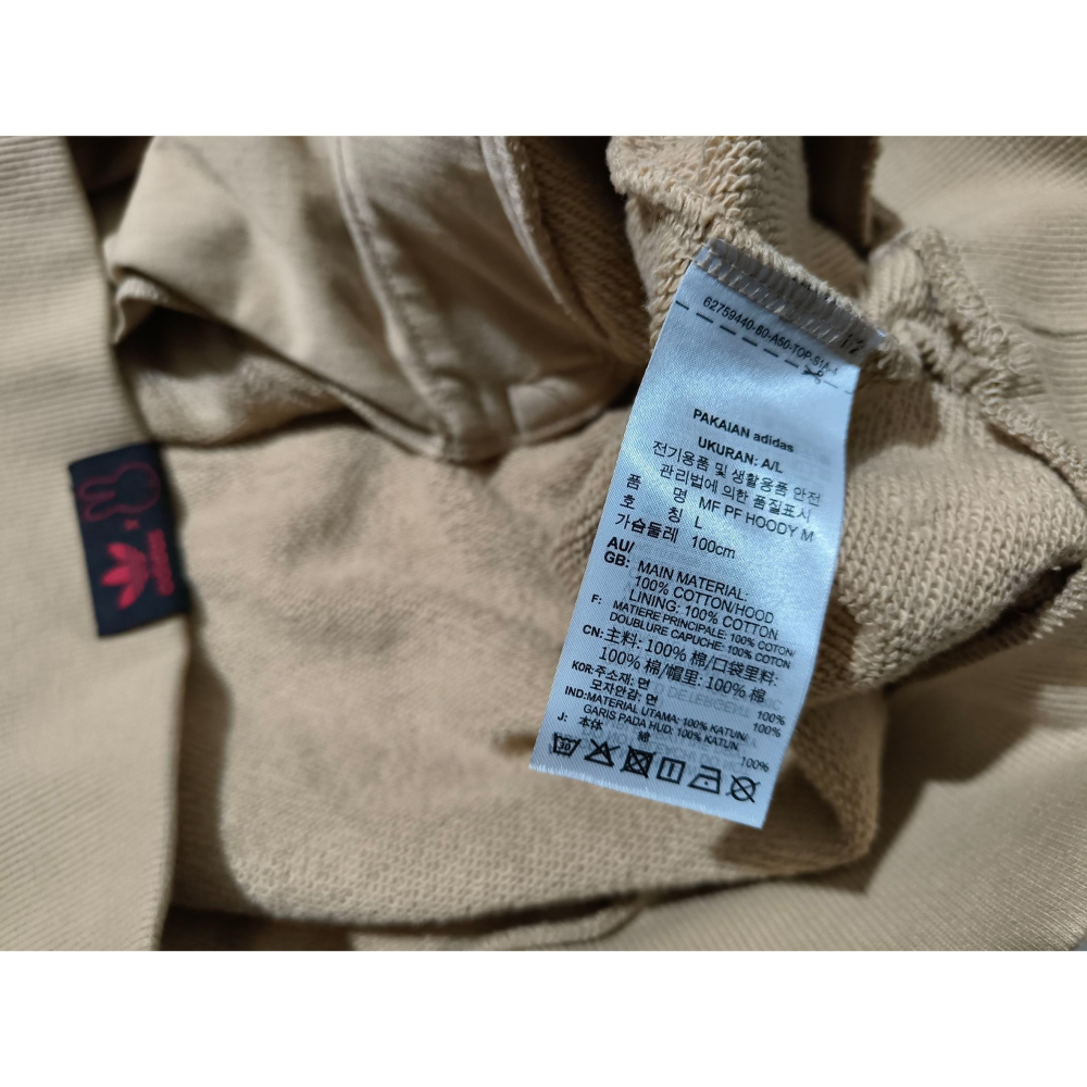 (0091) ADIDAS OG X MIFFY 恭喜發財 帽T 胸圍128 衣長70 HY7282-細節圖5