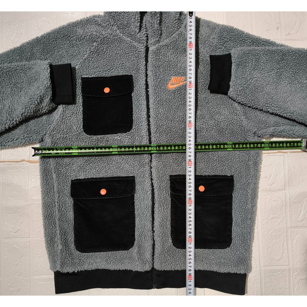 (0100) NIKE 羔羊絨 雙面穿 外套 胸圍116 衣長72 DZ4713 065-細節圖3