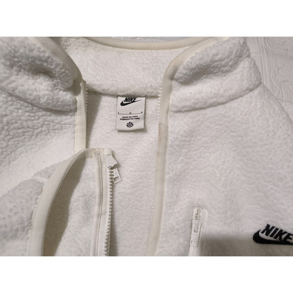 (0107) NIKE 羔羊絨 外套 胸圍124 衣長68 FZ0889 133-細節圖4