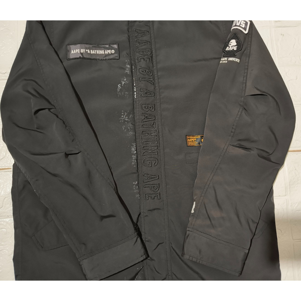 (0124) AAPE 外套 胸圍116 衣長85-95-細節圖2