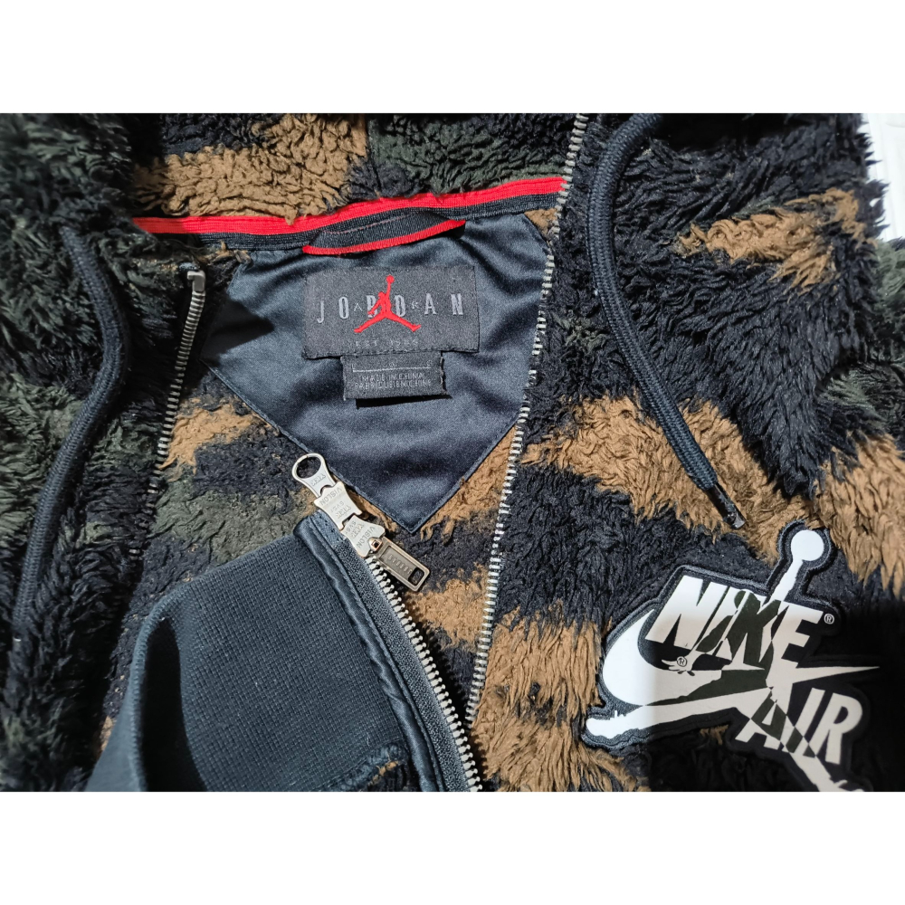 (0151) Air Jordan 絨毛 外套 胸圍112 衣長65 CD4830 237-細節圖4