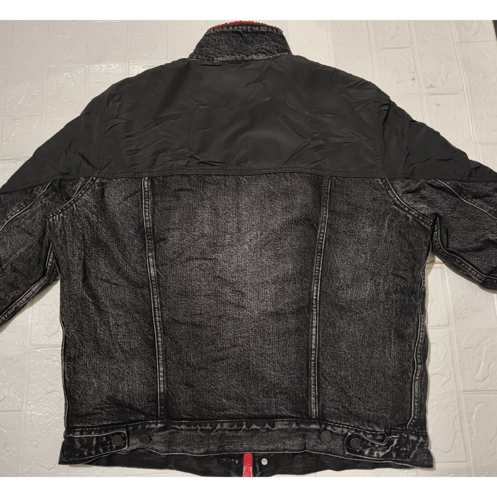 (0154) LEVI＇S 羔羊絨 牛仔外套 胸圍126 衣長69 74753-0000-細節圖8