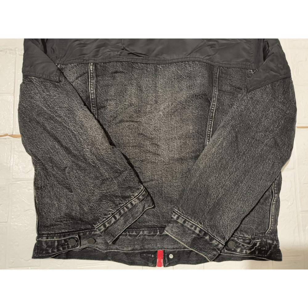(0154) LEVI＇S 羔羊絨 牛仔外套 胸圍126 衣長69 74753-0000-細節圖9