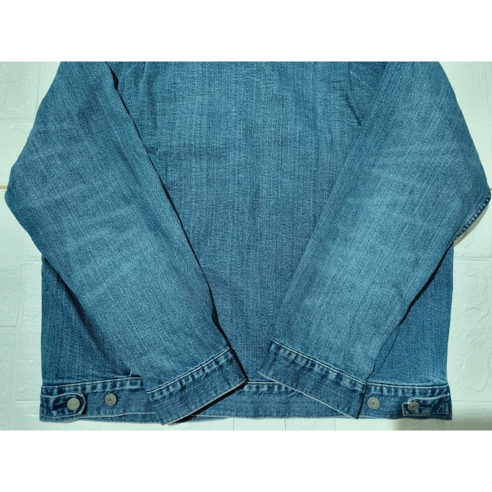 (0157) uniqlo 牛仔 外套 胸圍124 衣長68-細節圖7