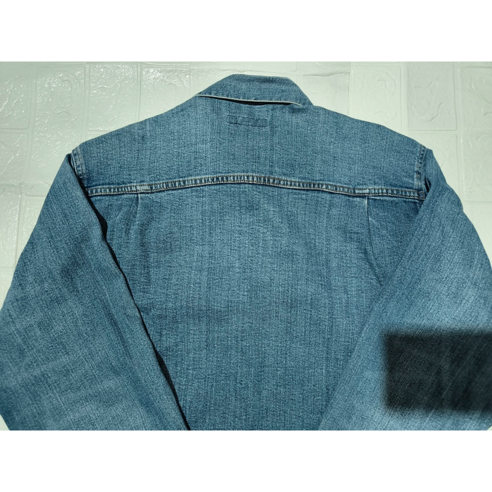 (0157) uniqlo 牛仔 外套 胸圍124 衣長68-細節圖8