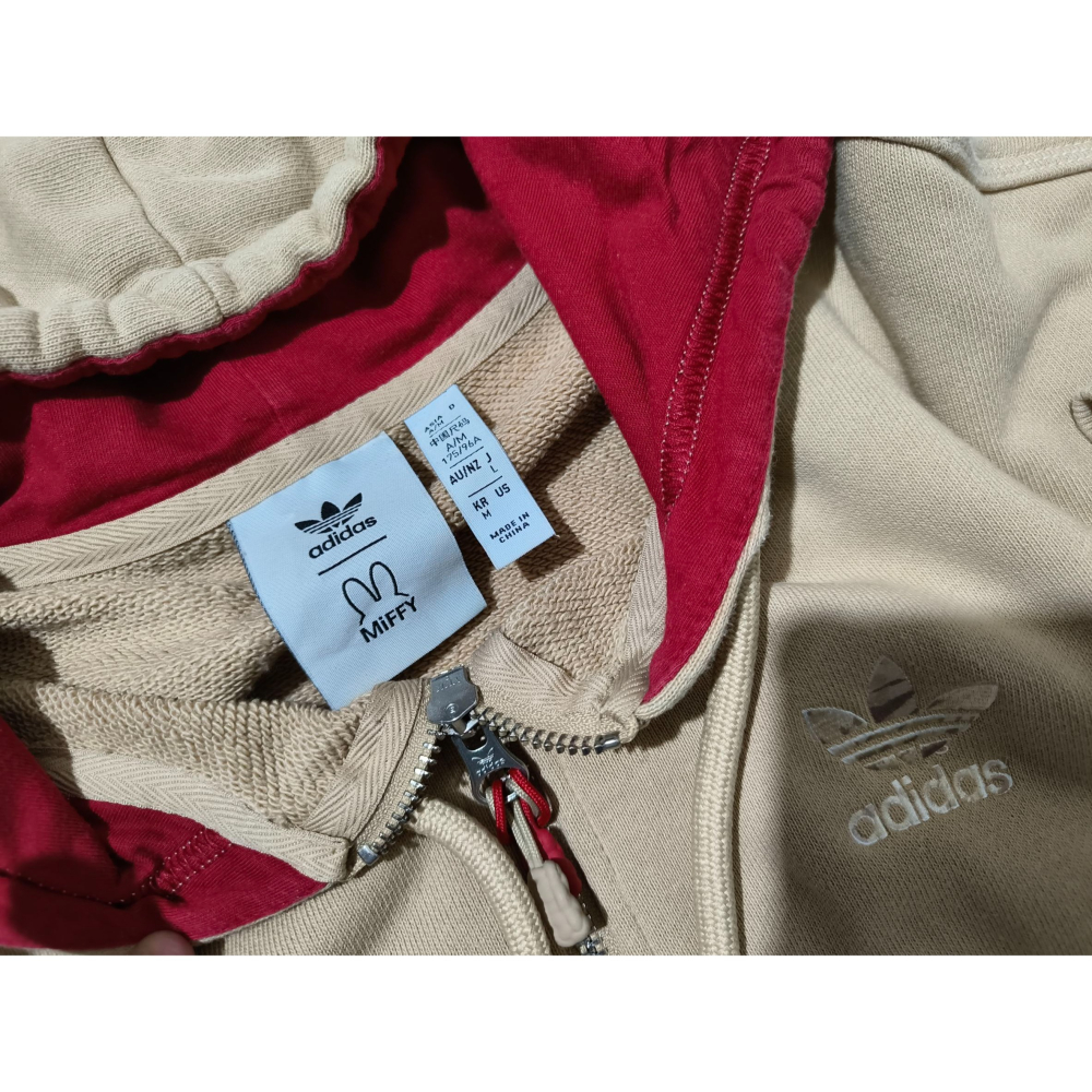 (0174) ADIDAS OG X MIFFY 恭喜發財 胸圍120 衣長68 HY7282-細節圖4