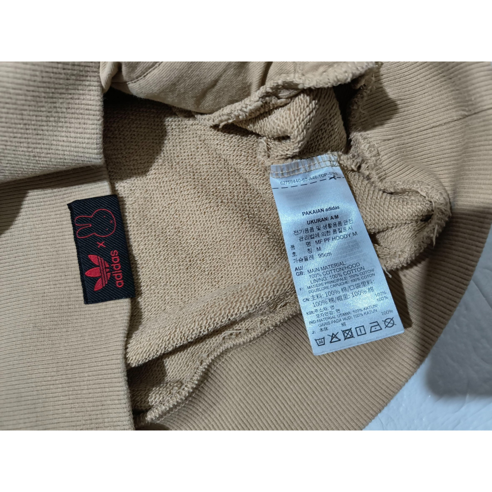 (0174) ADIDAS OG X MIFFY 恭喜發財 胸圍120 衣長68 HY7282-細節圖5