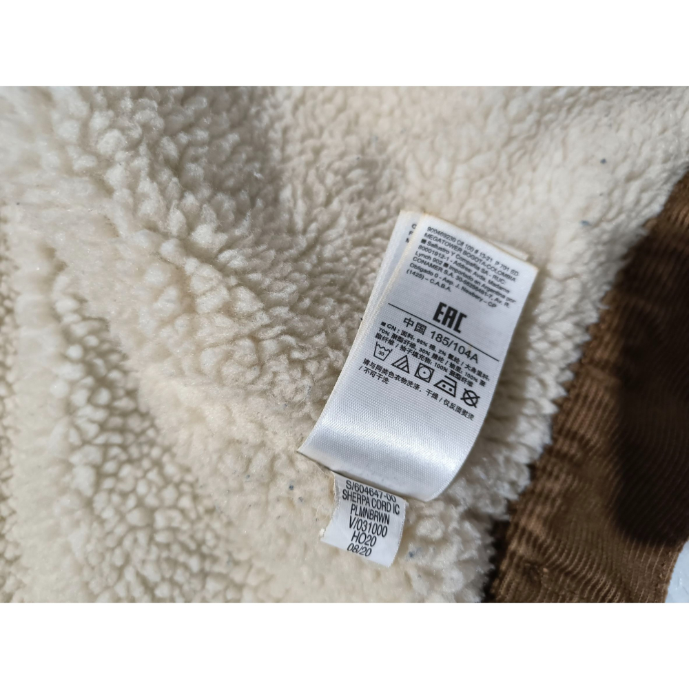 (0191) GAP 羔羊絨 燈芯絨 外套 胸圍134 衣長70-細節圖7