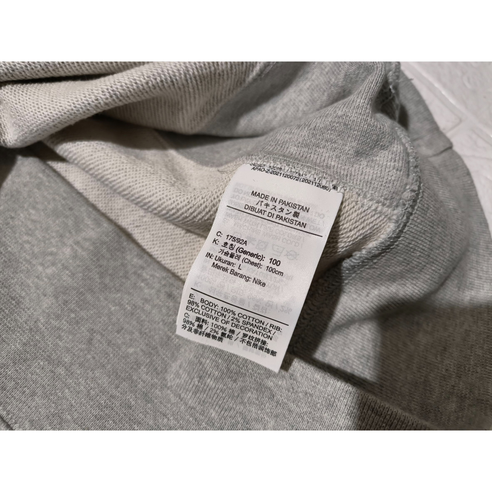 (0222) NIKE 長袖上衣 胸圍118 衣長70 DM2574 050-細節圖5