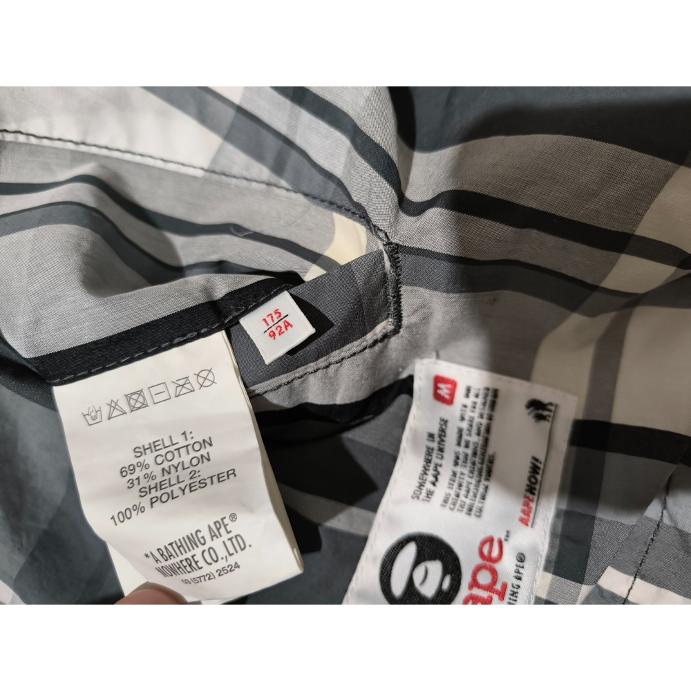 (0267) AAPE 雙面穿 外套 胸圍126 衣長68-細節圖5