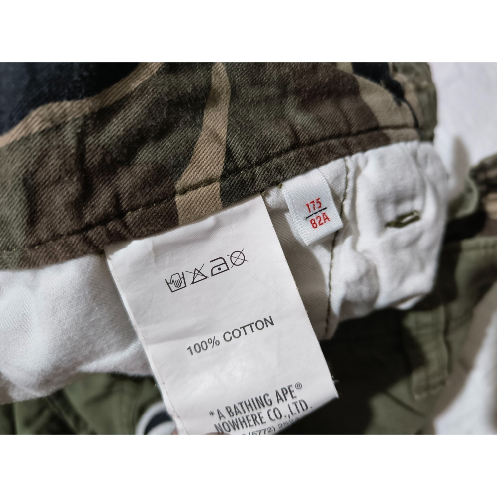 (0295) AAPE 短褲 腰圍78 褲長50-細節圖5