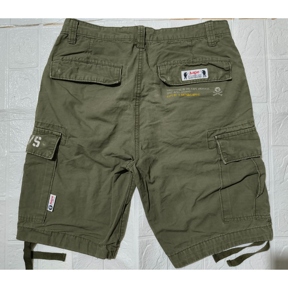 (0295) AAPE 短褲 腰圍78 褲長50-細節圖7