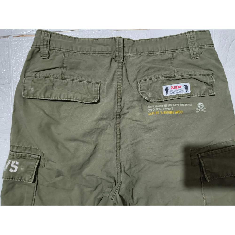 (0295) AAPE 短褲 腰圍78 褲長50-細節圖8