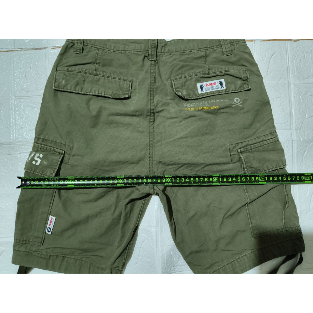 (0295) AAPE 短褲 腰圍78 褲長50-細節圖9