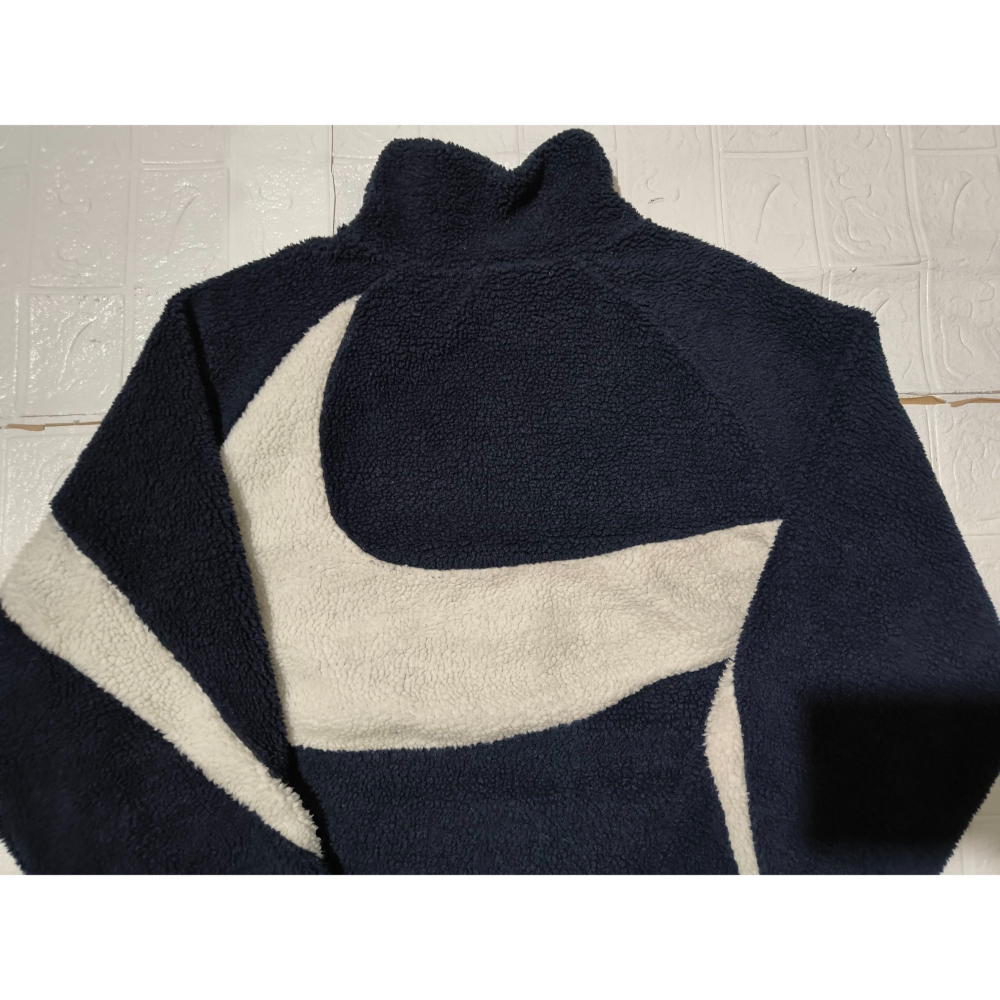 (0339) NIKE 羔羊絨 雙面穿 外套 胸圍116 衣長74 BQ6546 410-細節圖8