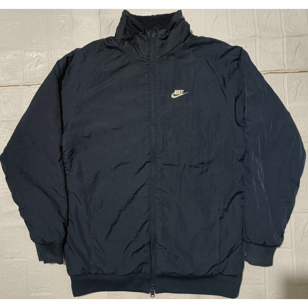 (0339) NIKE 羔羊絨 雙面穿 外套 胸圍116 衣長74 BQ6546 410-細節圖9