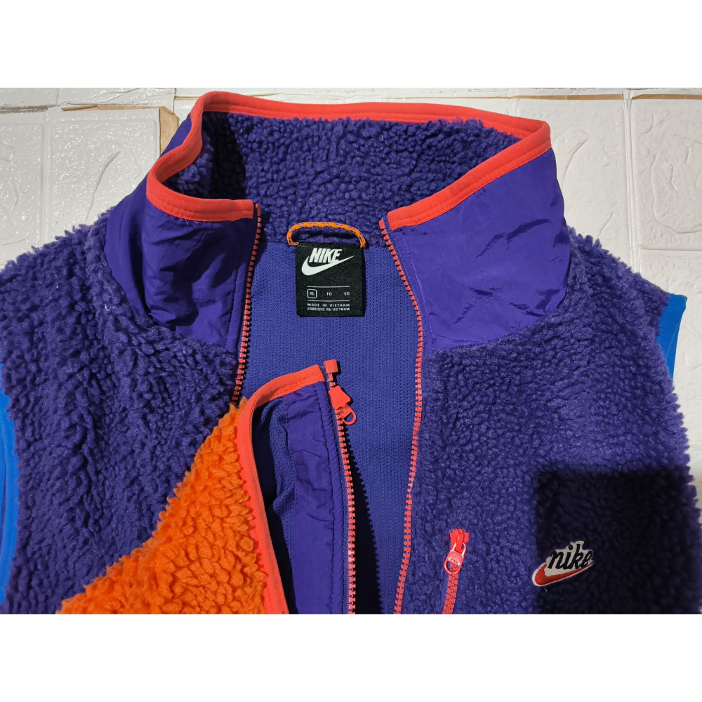 (0340) NIKE 羔羊絨 背心 外套 胸圍114 衣長68-71 CD3143 547-細節圖3