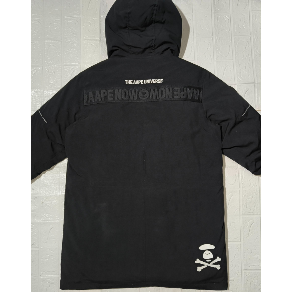 (0348) AAPE 羽絨 外套 胸圍120 衣長87-細節圖8