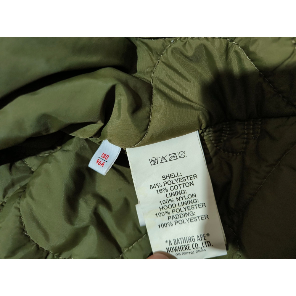 (0349) AAPE 外套 胸圍118 衣長85-93-細節圖5