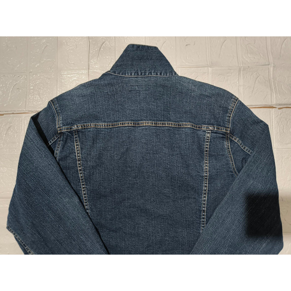 (0358) uniqlo 牛仔 外套 胸圍112 衣長66-細節圖8