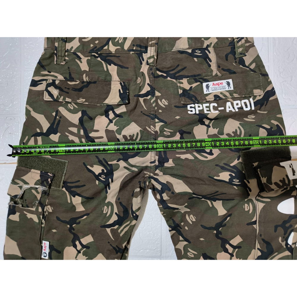 (0383) AAPE 長褲 腰圍86 褲長92-細節圖11