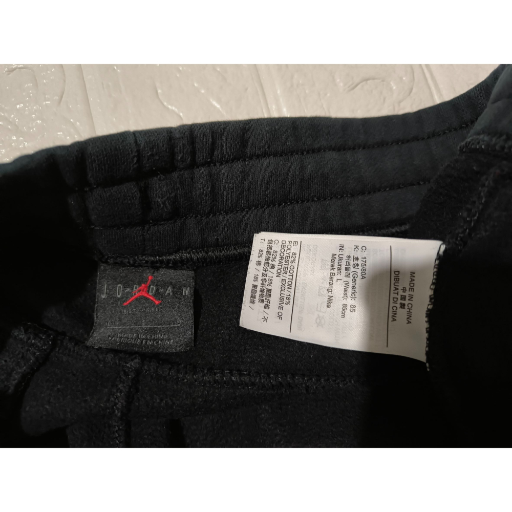 (0389) Air Jordan 長褲 腰圍78 褲長96 DC9609 010-細節圖5