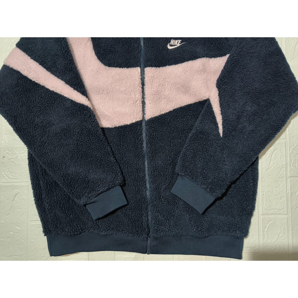 (0335) NIKE 羔羊絨 外套 胸圍122 衣長74 DH2474 456-細節圖2