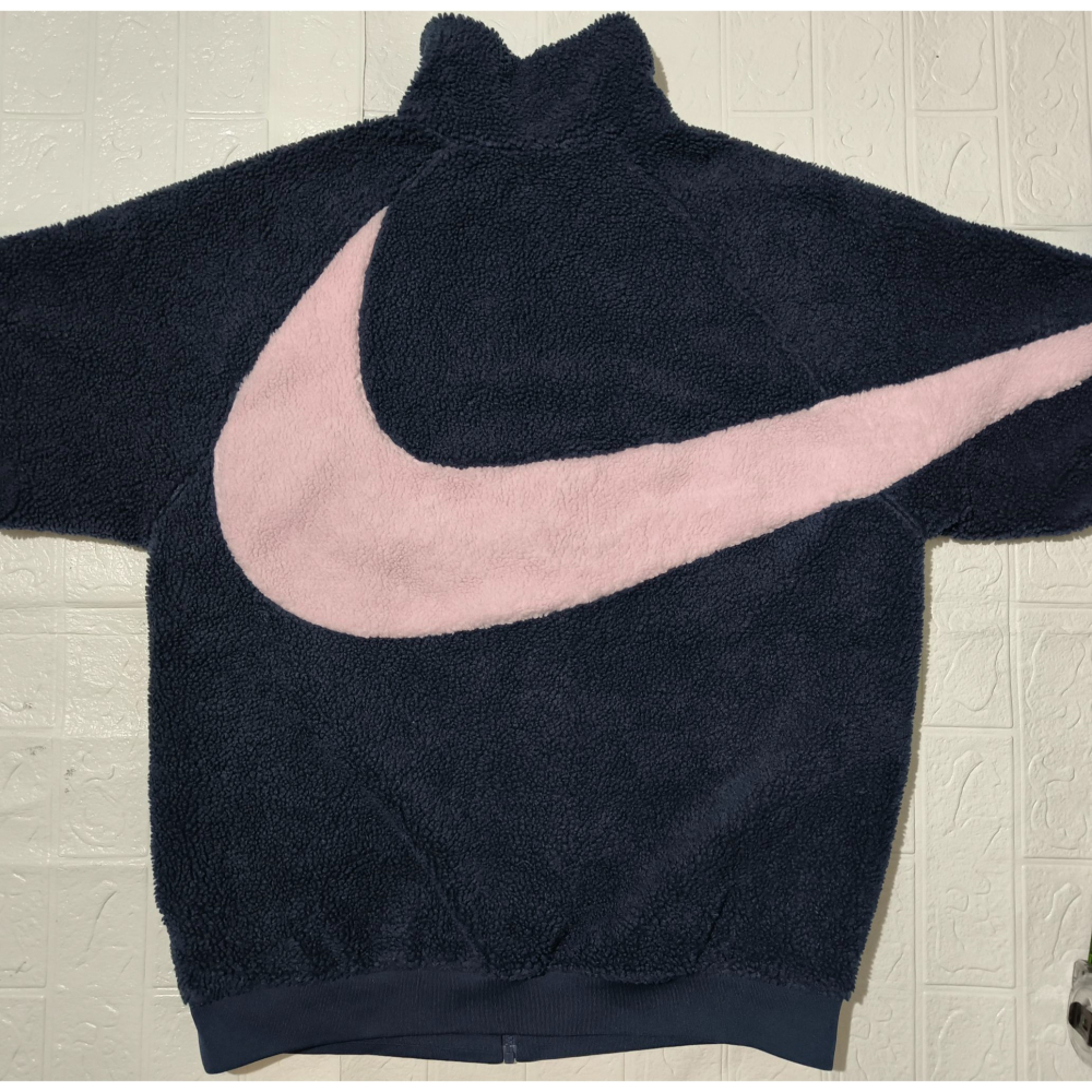 (0335) NIKE 羔羊絨 外套 胸圍122 衣長74 DH2474 456-細節圖7